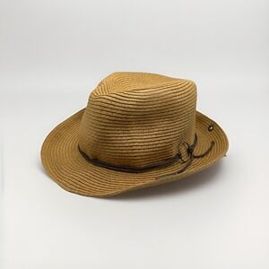 Peter Grimm Fedora Hat Short Brim Paper Braid One Size‎ Unisex small medium